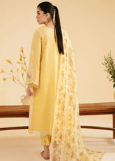 Qlinekari By Qalamkar Embroidered Lawn 3 Piece Unstitched Suit QLM24QK SQ-12 ZHAIN